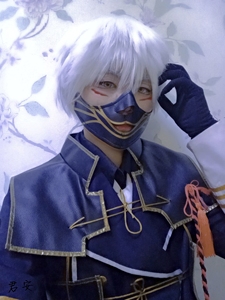 悠窝窝家刀剑乱舞 鸣狐 l码 除鞋大全套(假发,耳饰,面具通