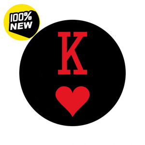 a-dam短袖刺绣有机纯棉t恤(红桃k男友风款s码/全新现货