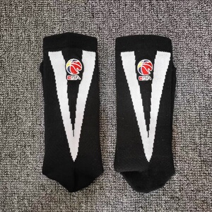 李宁cba篮球袜子男款高筒高帮球员版球袜毛巾底实战白色精英长