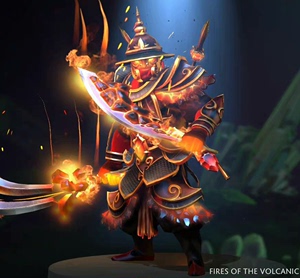 DOTA2 灰烬之灵 火岩护体 火猫 圆帽 TI8宝瓶套 好