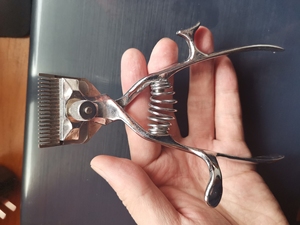 上海双箭牌301老式手动理发推剪,老式发推子婴儿童静音剃头剪