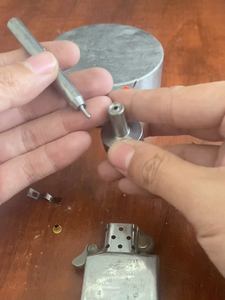 打火机弹片安装工具适用zippo维修拨片安装冲子弓形弹片