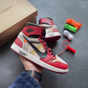 ow联名 aj1芝加哥 40.5码 原盒配件 成色充新 绝唱