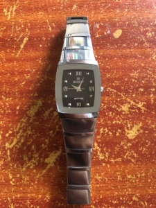 rosht劳时特瑞士女生手表,乌钢材质,蓝宝石镜面,进口机芯