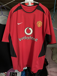 000人付款淘宝曼联0203,0304主场球迷版球衣,黄金m码,胸围54衣长