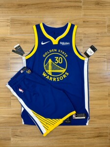 nike勇士队库里客场au球衣/g球裤