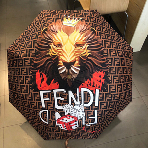 fendi(芬迪)霸气狮子 三折自动折叠晴雨伞 超心水fen