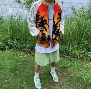 slp椰树夹克棒球服椰子树