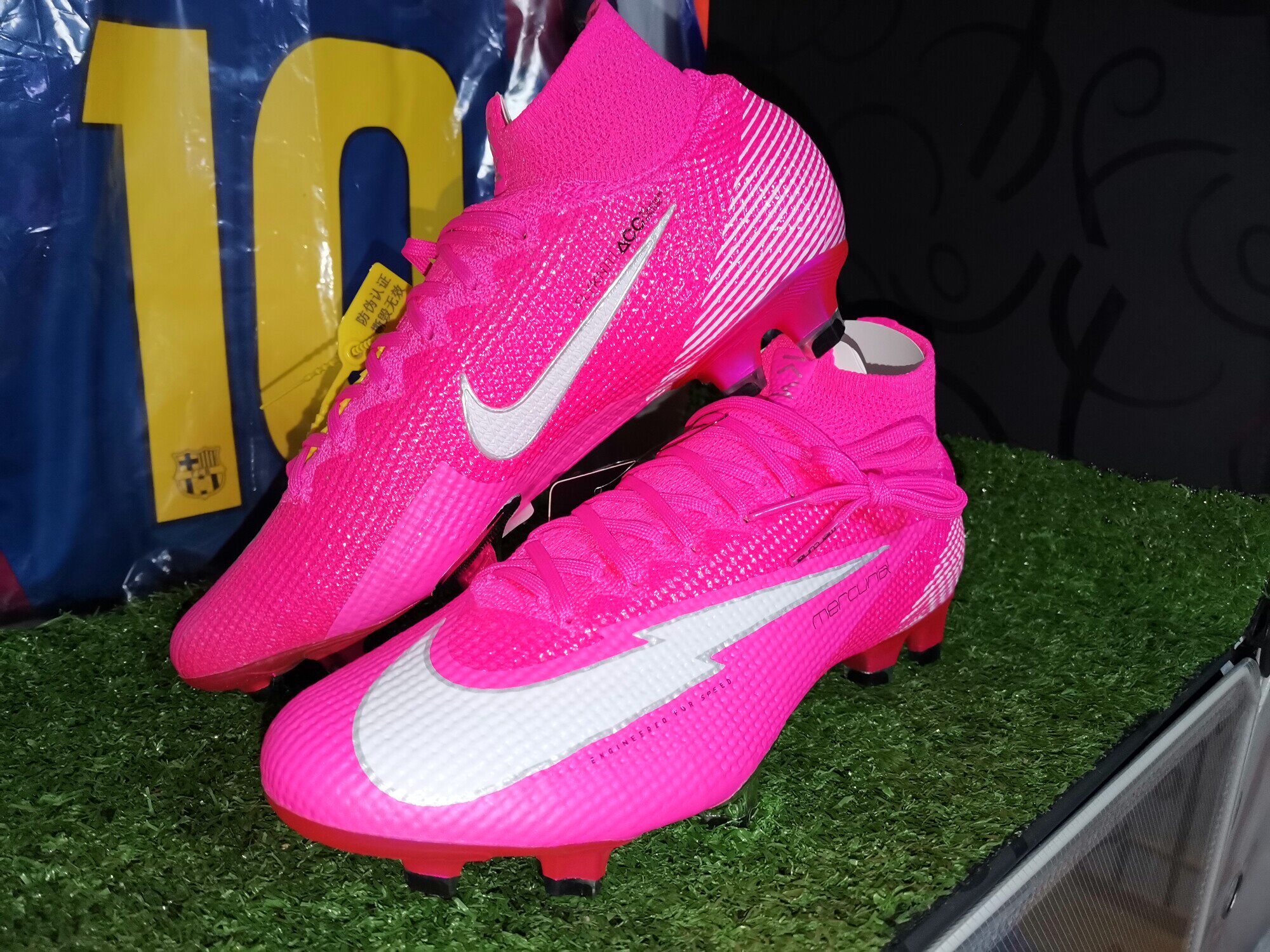 耐克刺客13fg超顶级足球鞋姆巴佩最新配色全新42码jp26