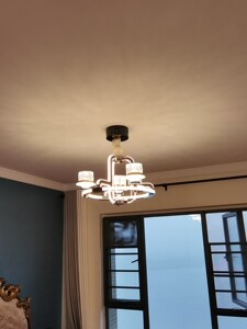 灯博士,水晶吊灯.还是高度不够.