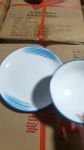 潮州陶瓷消毒餐具，高端蔚蓝餐具库存处理好！全国各地可发货！酒