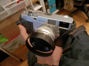 旁轴胶片相机蔡司依康zeiss ikon zm银色机身,成色