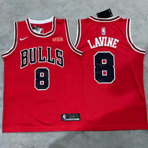 公牛队8号拉文球衣红色nba复古球服 全新 未拆封 标价实价