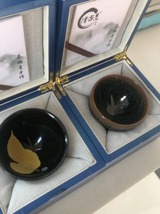 32gwjxyl淘宝建阳建盏名匠朱柏青手工作品鹧鸪斑功夫茶杯全手工纯正