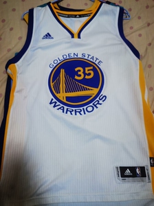 nba正品勇士杜兰特球衣 球迷版阿迪达斯m码 阿迪达斯球衣现