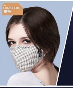 伊藤良品 保暖口罩 抗菌防霾 滤片 通用滤芯全新 格子口罩。