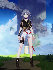 cos定做 崩坏三符华玄衣素裳cos服