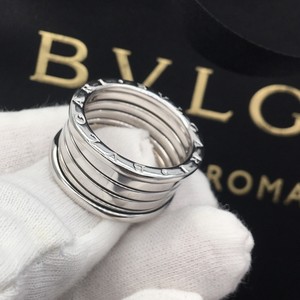 bvlgari宝格丽白金五环62号男戒中古戒指