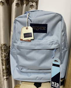 jansport杰斯伯雾霾蓝双肩包书包电脑背包潮流男女大学生