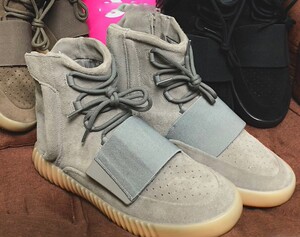 正品原盒 阿迪达斯椰子yeezy750 夜光灰黑武士荧光绿_阿里巴巴找货