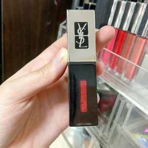 ysl圣罗兰夏季限量银管502唇釉带闪偏光