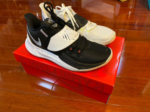 nike 欧文low3 国外版 自配黑白鸳鸯 43码 品相完