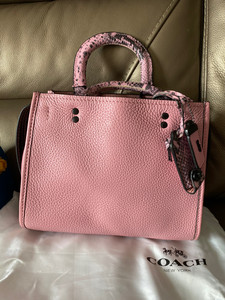 coach1941 rouge25 蛇皮肉粉色