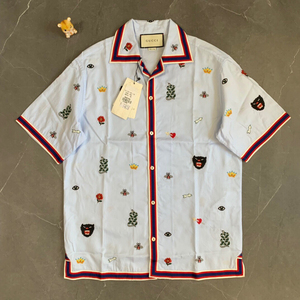 gucci 古驰 短袖衬衣 蜜蜂灵蛇