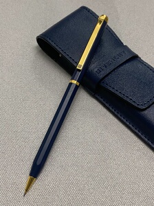 正品纪梵希givenchy全金属皇家蓝自动铅笔