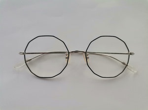 全新aojo眼镜框，fasty5517，C01黑银色，C02