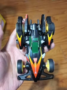 auldey奥迪双钻迷你四驱车追风箭tz底盘1997钢印,老