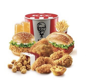 肯德基生日桶半价优惠双人套餐全家桶kfc疯狂星期四 2-6人