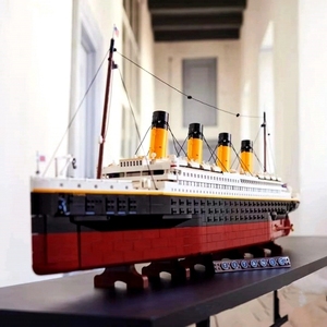 兼容乐高积木泰坦尼克号创意百变系列大型高难度游轮模型拼装玩具