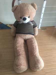 大熊玩具,一米七八吧,太大了,没地方放了.