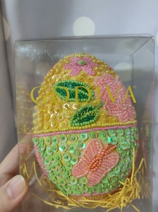 歌帝梵godiva复活节重工钉珠彩蛋首饰盒（没有巧克力了，不