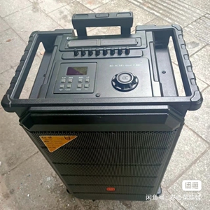 贝德红旗1583大功率版本户外移动电瓶拉杆充电音响广场舞音箱