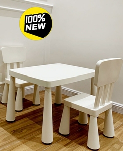 (二手价全新包邮)儿童桌椅宜家工厂老款经典套装幼儿园桌椅宝宝