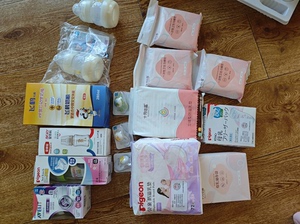 新生儿奶瓶，贝亲，防溢乳垫，产褥垫。一次性马桶垫，52，59