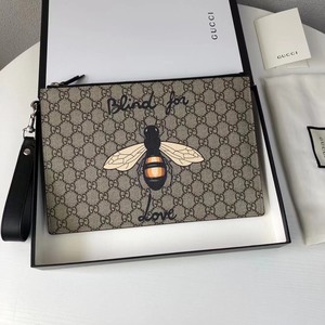 闲置专柜正品gucci 古驰小蜜蜂男士高端手包