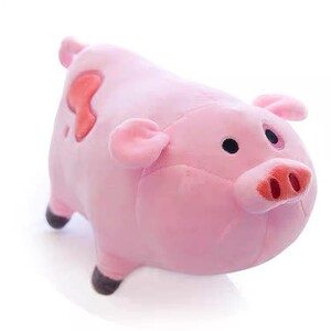 怪诞小镇摇摇猪粉红小猪毛绒公仔