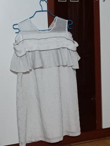 海伦公主雪纺露肩宽松连衣裙