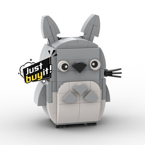 乐高lego龙猫(豆豆龙totoro)moc图纸.拼装图