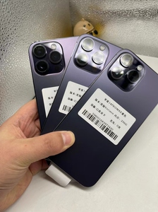 verizon版本 14promax256紫色美版卡贴机