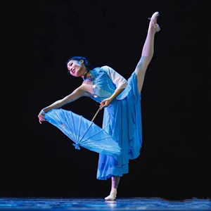 桃李杯女子独舞古典舞《碧雨幽兰》舞蹈服装服饰演出服表演服