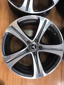 奔驰e级原厂18寸轮毂拆车二手五幅一套,奔驰e200l运动型