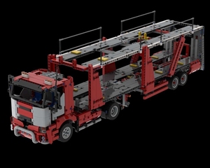 乐高积木半挂车