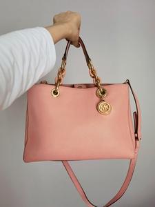 mk粉色戴妃包,2018年美国购入