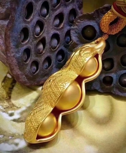 金如意摆件周大福