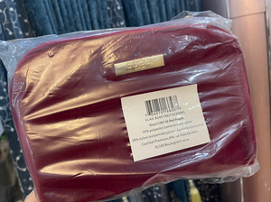 gucci香水柜台赠品 大红色丝绒化妆包 洗漱包 长约24