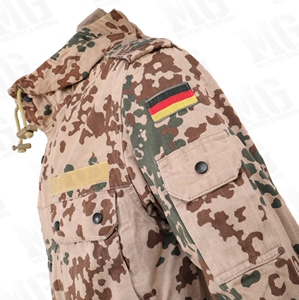 德国沙漠斑点迷彩派克风衣parka,德斑,12号,沙漠迷彩